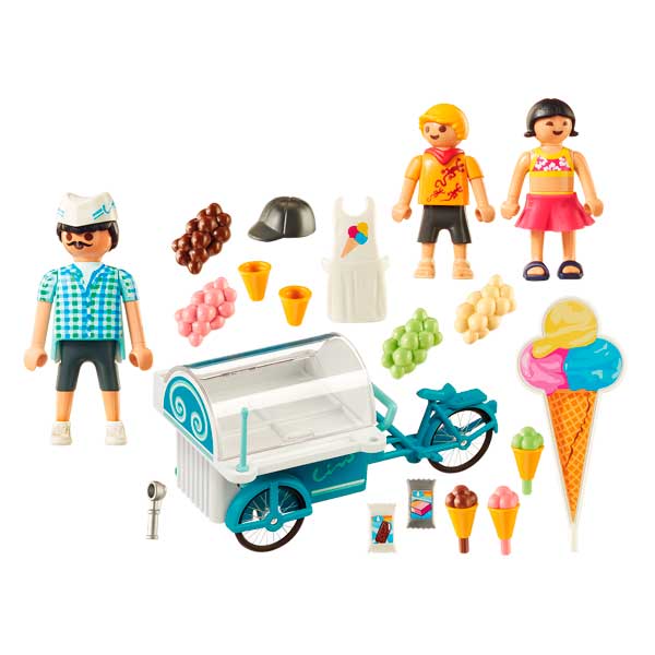 Playmobil 9426 Family Fun Carrinho De Sorvete Divertido Para A Família - Imagem 1
