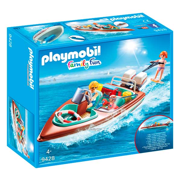 Playmobil 9428 Lancha Motora Motor Submarino - Imagen 1