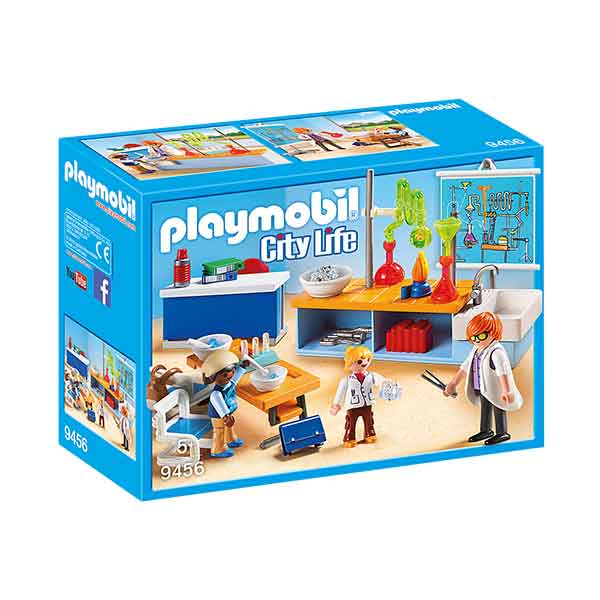 Playmobil City Life 9456 Clase de Química Escuela - Imagen 1