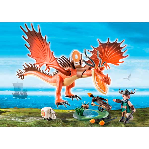 Playmobil 9459 Dragones De Berk Ganchos E Moleque - Imagem 2