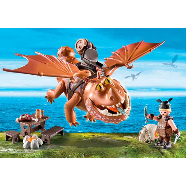 Playmobil Dragones de Berk 9460 Barrilete y Patapez - Imagen 2