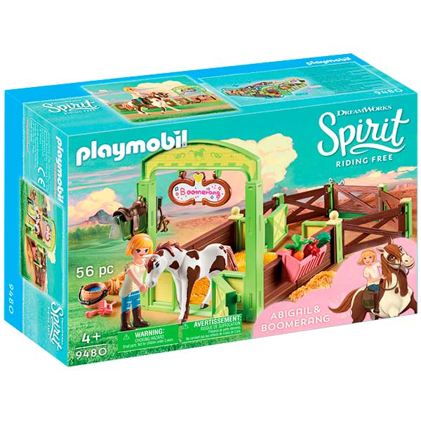 Establo Abigail y Boomerang Playmobil Spirit - Imagen 1