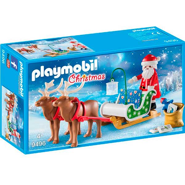 Trineu Pare Nadal amb Ren Playmobil - Imatge 1