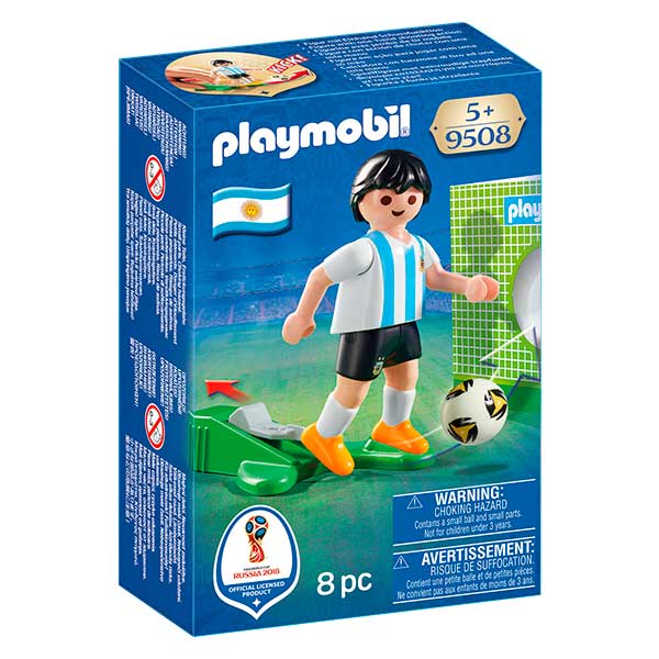 Jugador Futbol Argentina Playmobil - Imagen 1