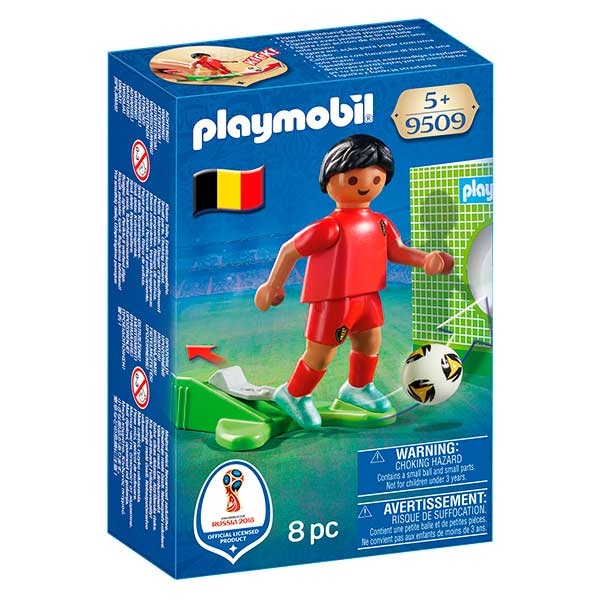 Jugador Futbol 2018 Belgica Playmobil - Imatge 1