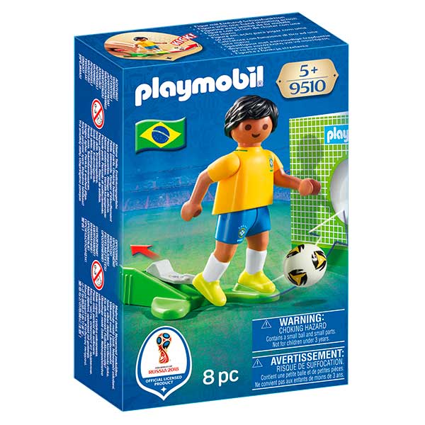 Jugador Futbol 2018 Brasil Playmobil - Imatge 1