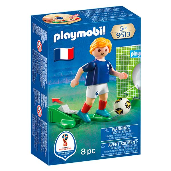Jugador Fútbol 2018 Francia Playmobil - Imagen 1