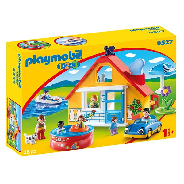 Playmobil 9527 1.2.3 Casa De Vacaciones - Imagen 1