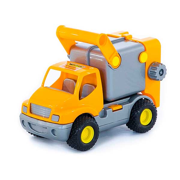 Caminhão de lixo laranja 29cm - Imagem 1