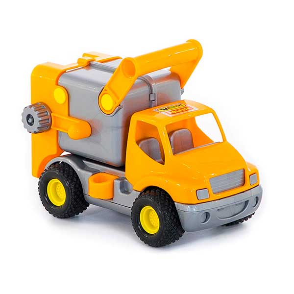 Caminhão de lixo laranja 29cm - Imagem 3