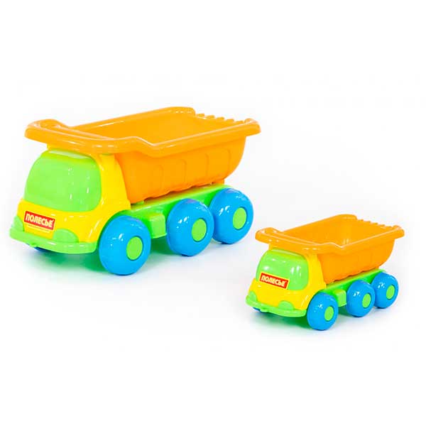 Conjunto 2 Camiones Infantiles Colores - Imagen 1