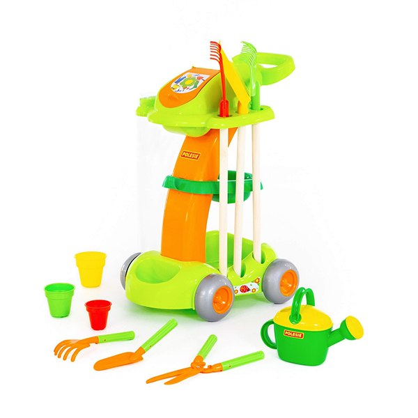 Carro con Accesorios de Jardín