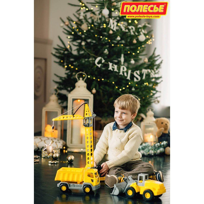 Set de grua y vehículos de construcción - Imagen 2