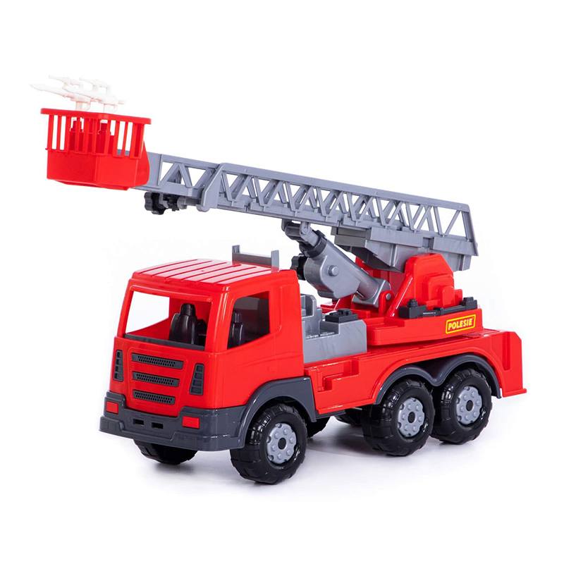 Camión de bomberos con escalera 