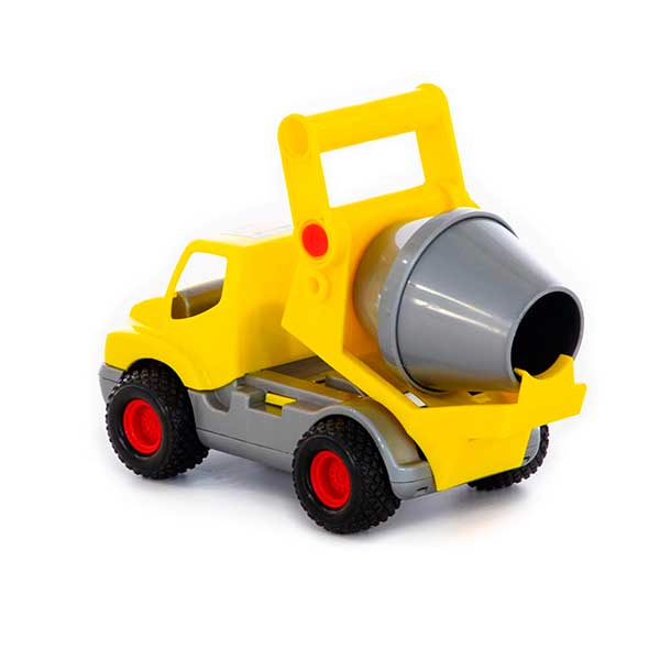 Caminhão betoneira amarelo 27cm - Imagem 1