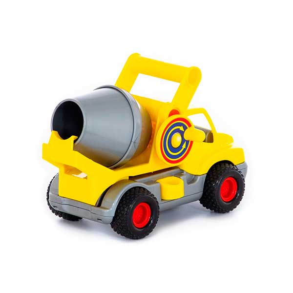 Caminhão betoneira amarelo 27cm - Imagem 2