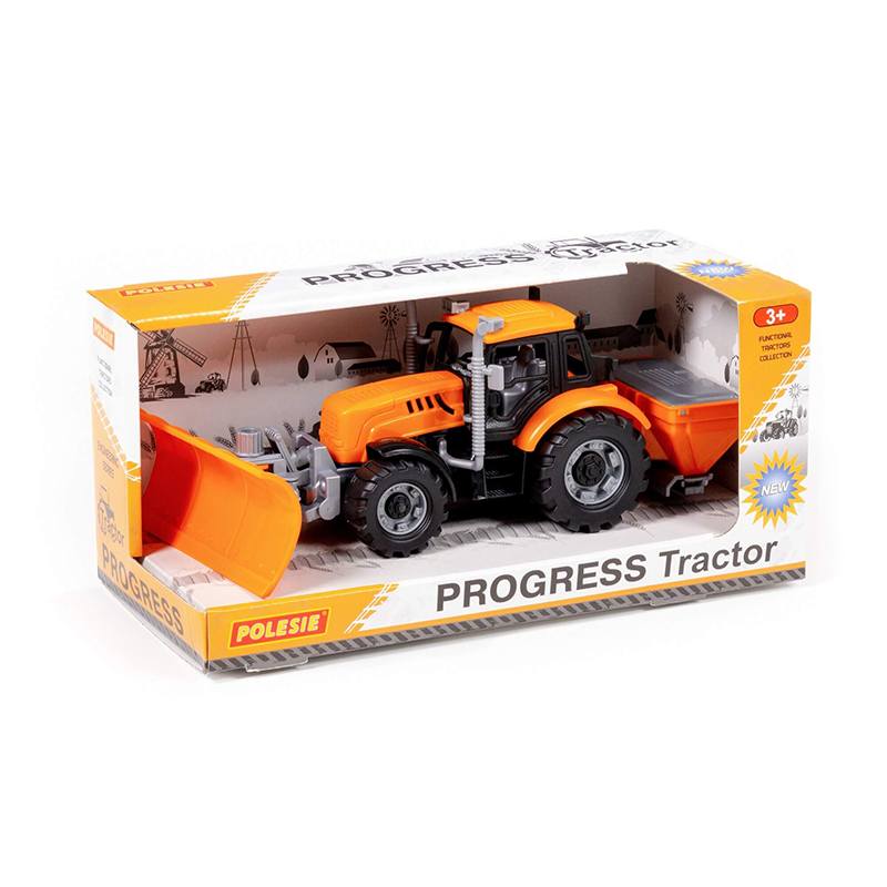 Mini Tractor Quita Nieve Naranja 31cm - Imagen 2