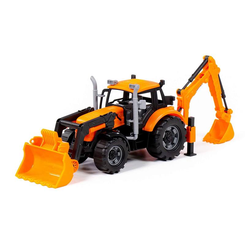 Tractor retroexcavadora a fricción - Imagen 1