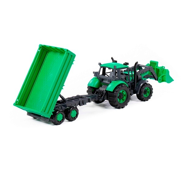 Tractor con Remolque Verde - Imagen 2