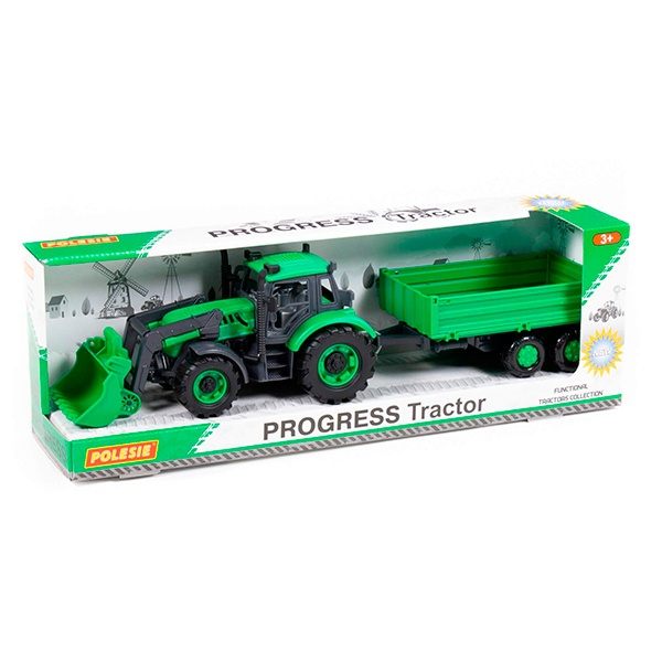 Tractor con Remolque Verde - Imatge 3
