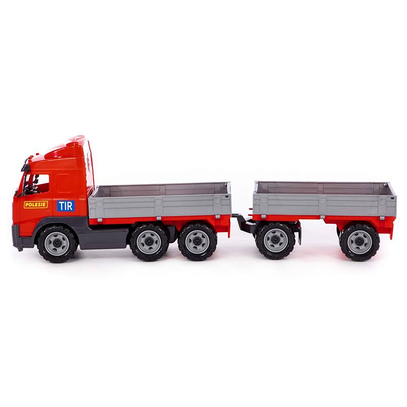 Camión de plataforma con remolque - Imagen 1