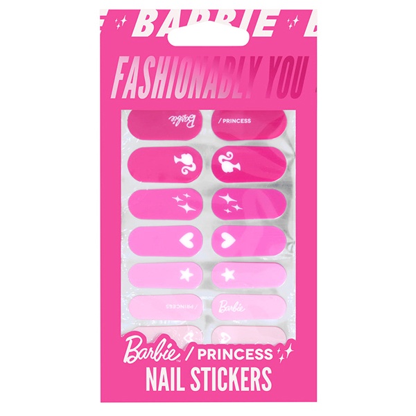 Barbie Pegatinas para Uñas Tonos Rosa - Imagen 1