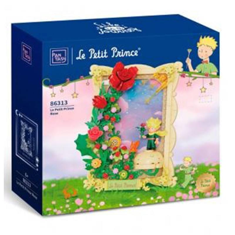 Set de construcción El Principito: Retrato 3D de La Rosa - Imagen 3