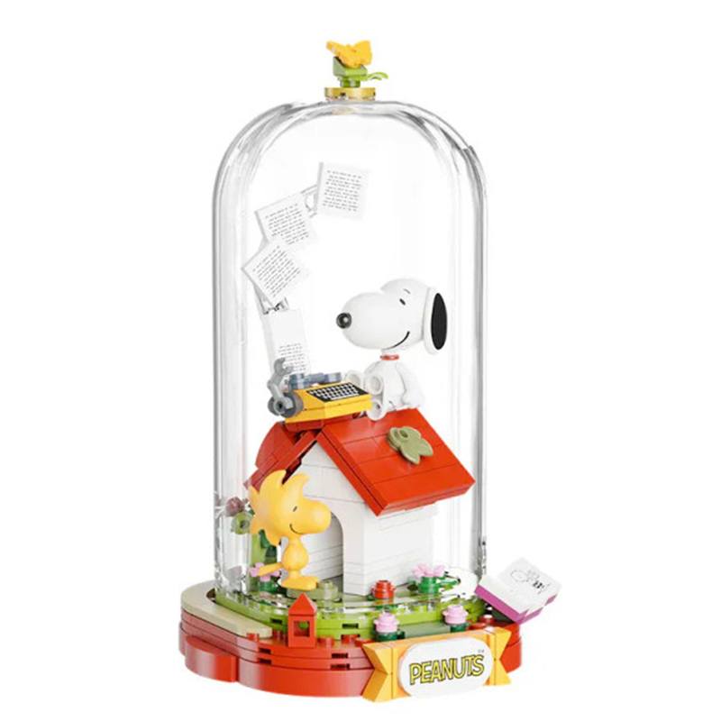 Set de construcción: Snoopy con su máquina de escribir