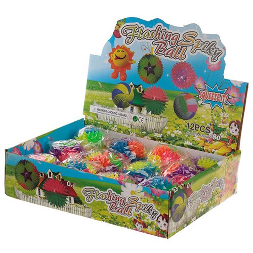 Pelota Puntiaguda Saltarina 3D con Luz 7cm - Imagen 2