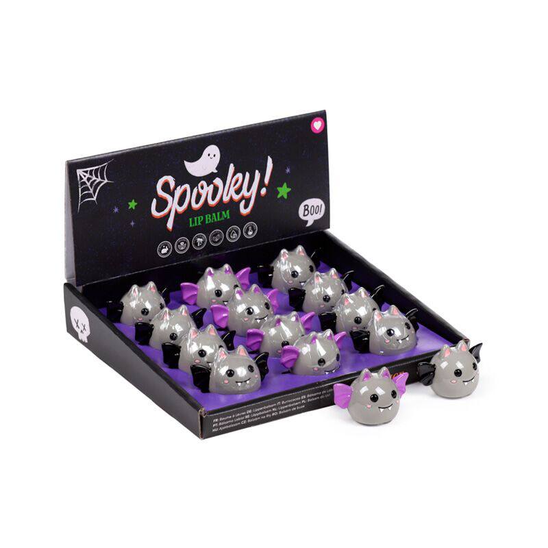 Bálsamo Labial Spooky Assustador com Forma de Morcego