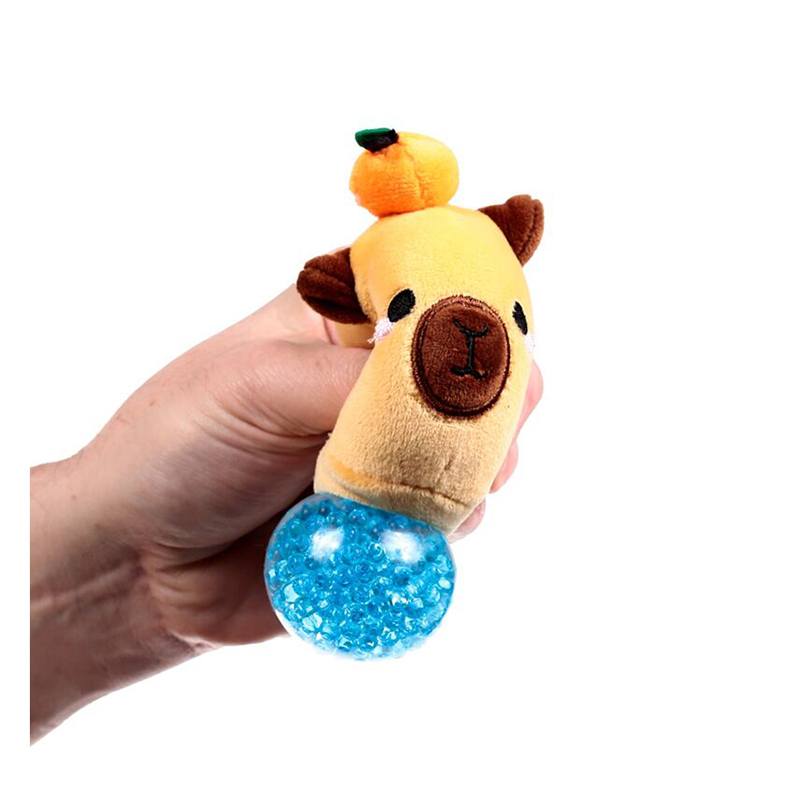 Juguete Estrujable de Peluche Queasy Squeezies Capibara - Imagen 3