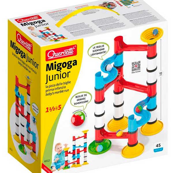 Quercetti Circuito Bolas Migoga Junior Premium 45p - Imagen 1