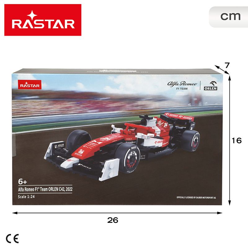 Rastar Kit montaje coche F1 Alfa Romeo C42 1:24 - Imagen 5