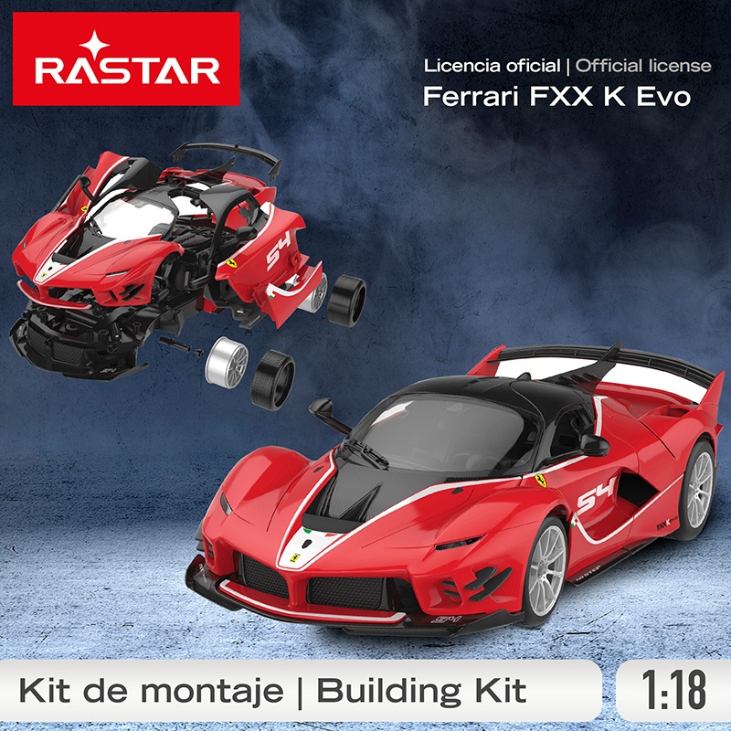 Rastar Kit montaje coche Ferrari FXX RC 1:18 - Imagen 3