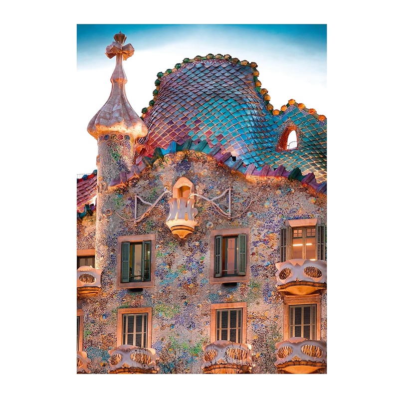 Puzzle 1000p Casa Batlló Gaudí - Imagen 1
