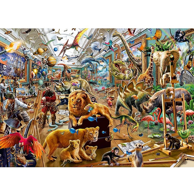 Puzzle Caos en la Galería 1000p - Imagen 1