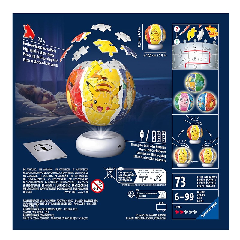 Pokémon Puzzle Ball 3D con Luz - Imagen 4
