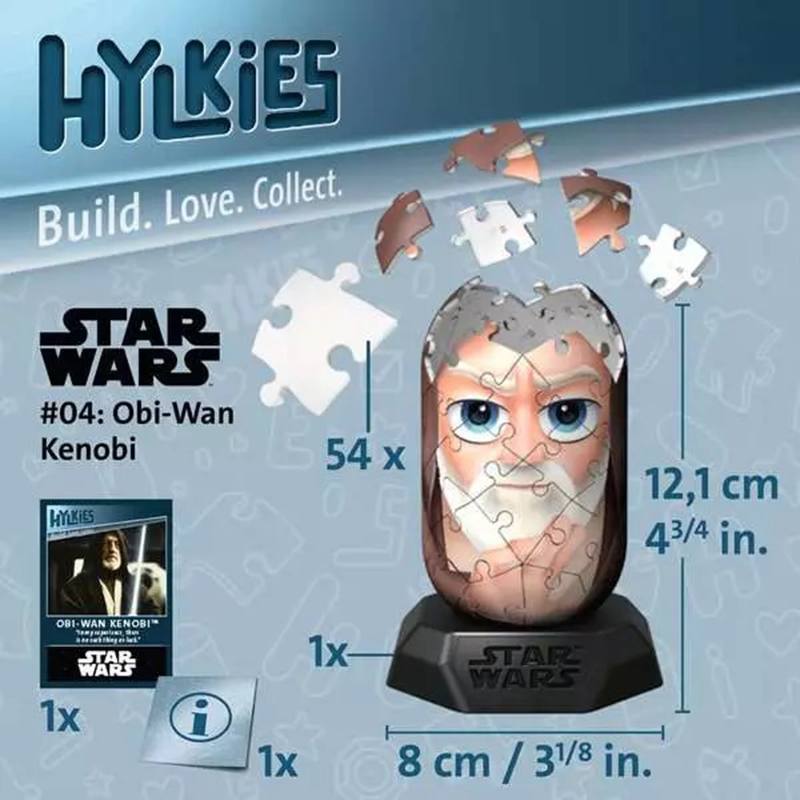 Star Wars Puzzle 3D Hylkies Obi-Wan Kenobi - Imagen 2