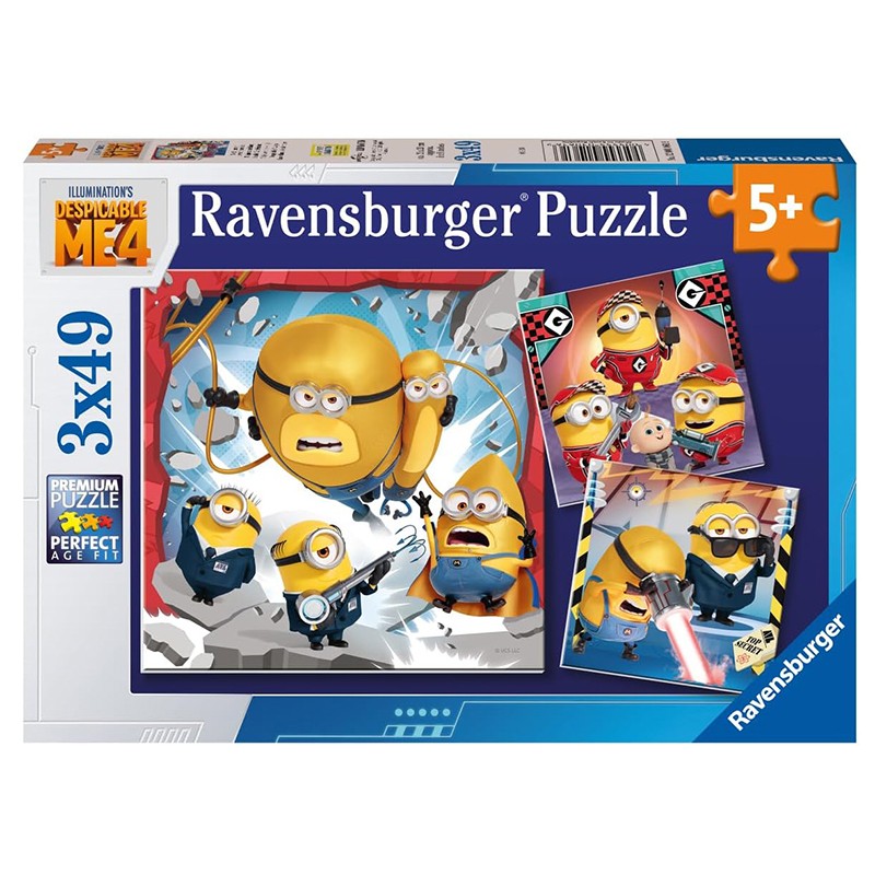 Puzzle Minions 3x49p