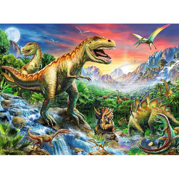 Puzzle 100p Dinosauros prehistóricos - Imagen 1