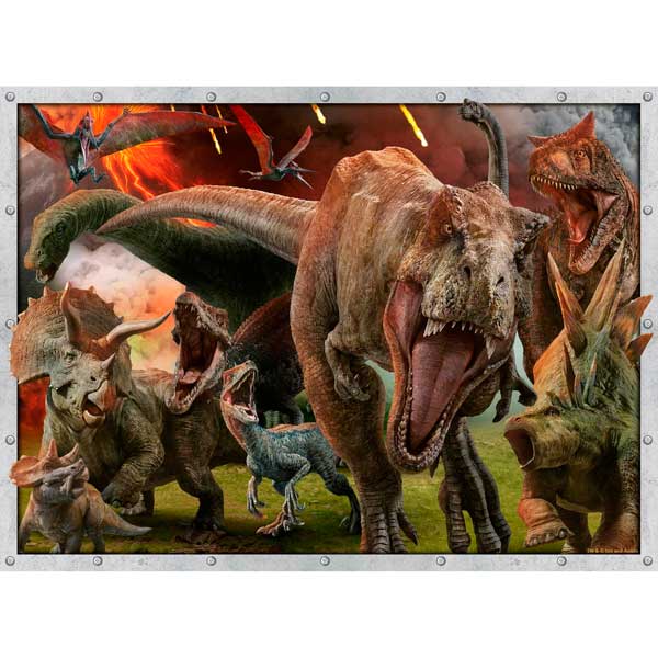 Puzzle 100p Jurassic World - Imagem 1