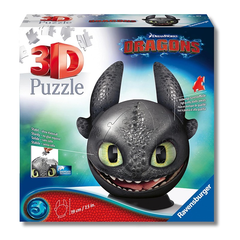 Dragons Puzzle Desdentado 3D 72p - Imagen 2