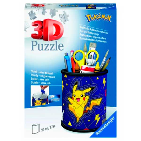 Puzzle Pokémon Porta-Lápis 3D - Imagem 1