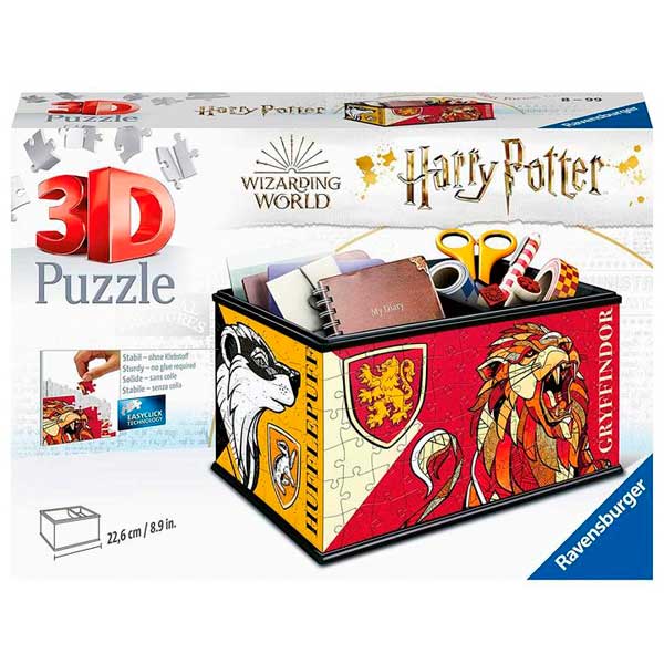 Puzzle 3D 216p Caixa de Tesouro Harry Potter - Imagem 1