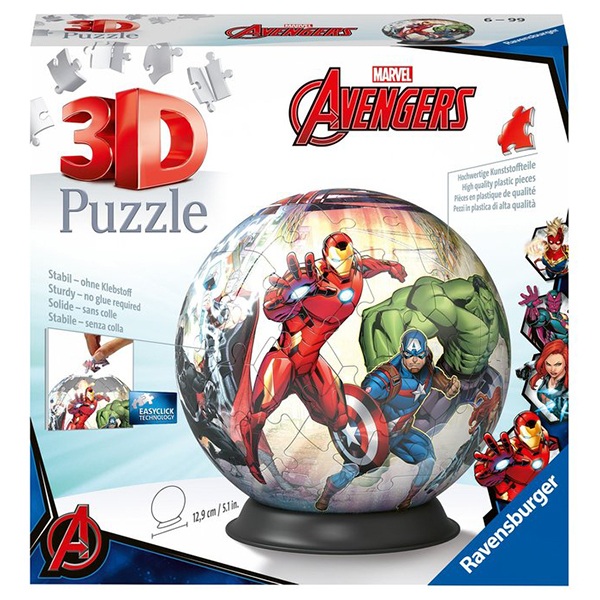 Marvel Puzzleball 72p Avengers - Imagem 1