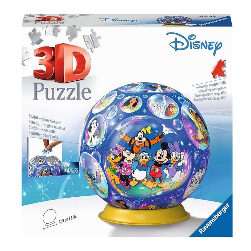 Disney Puzzle Ball 72p Personagens Disney