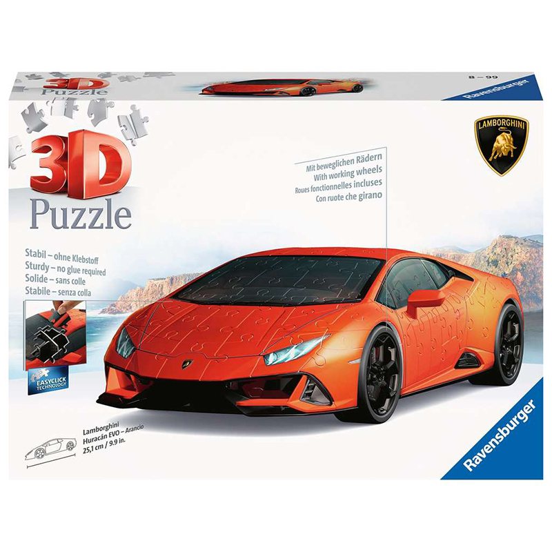 Puzzle 3D Lamborghini Huracán EVO 156p
