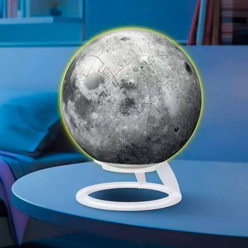 Puzzle 3D Luna Glow in the Dark 72p - Imagen 1