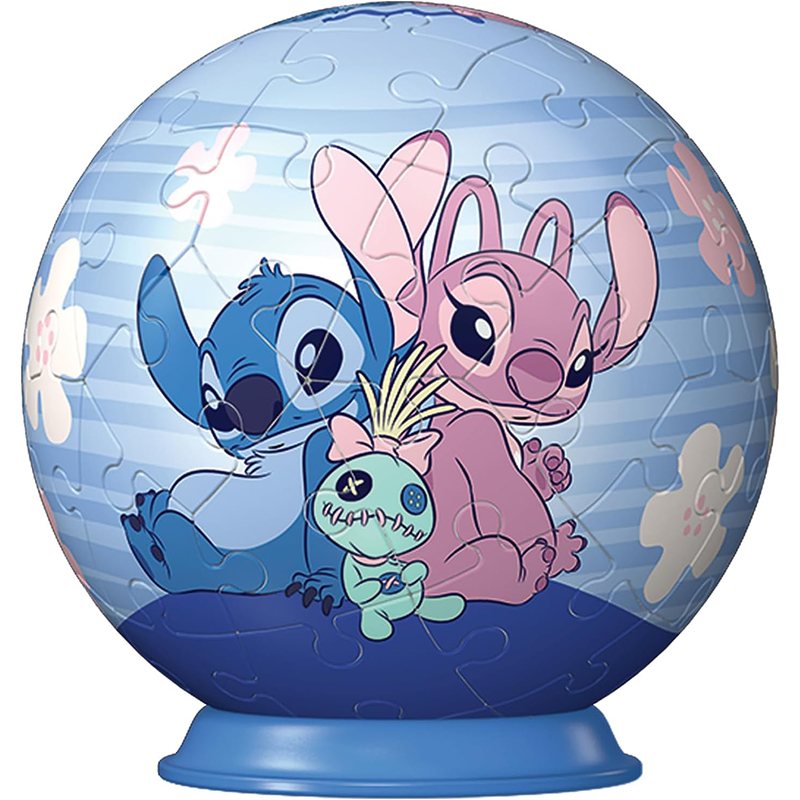 Puzzle Ball 3D Disney Stitch y Angel 54p - Imagen 1