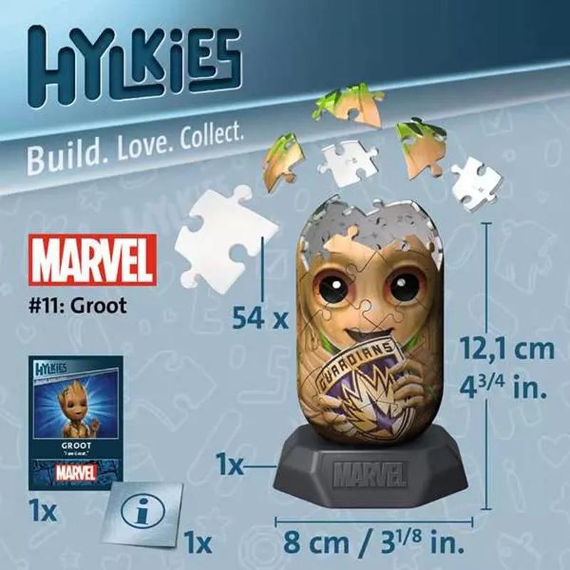 Marvel Puzzle 3D Hylkies Groot - Imagen 2